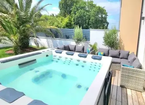 terrasse et jardin à Saint-Coulomb - image 2